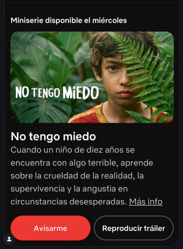 ¡OTRA MINI-SERIE DE VERACRUZ EN NETFLIX! - *"No Tengo Miedo"