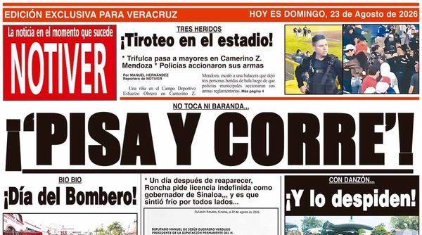 LA PORTADA - DOMINGO 23 DE AGOSTO 2026