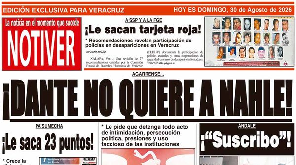 LA PORTADA - DOMINGO 30 DE AGOSTO 2026