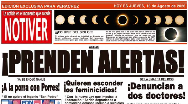 LA PORTADA - JUEVES 13 DE AGOSTO 2026