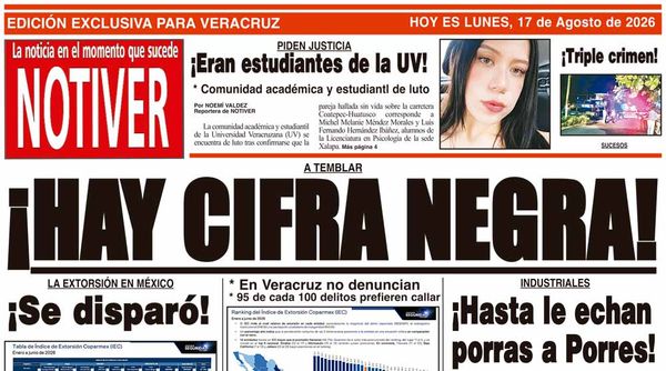 LA PORTADA - LUNES 17 DE AGOSTO 2026