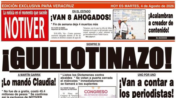 LA PORTADA - MARTES 4 DE AGOSTO 2026