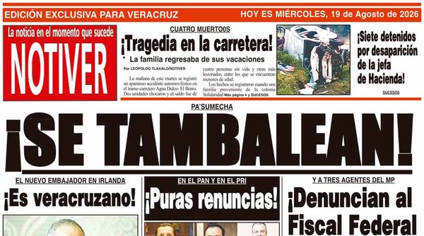 LA PORTADA - MIÉRCOLES 19 DE AGOSTO 2026