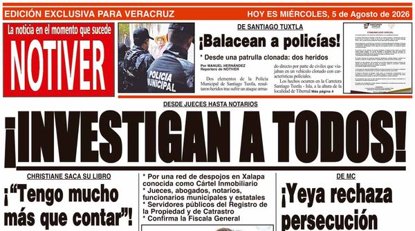 LA PORTADA - MIÉRCOLES 5 DE AGOSTO 2026
