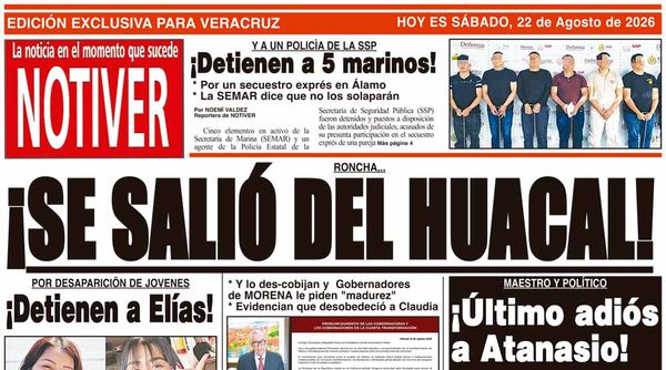 LA PORTADA - SÁBADO 22 DE AGOSTO 2026
