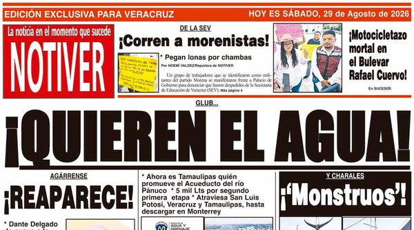 LA PORTADA - SÁBADO 29 DE AGOSTO 2026