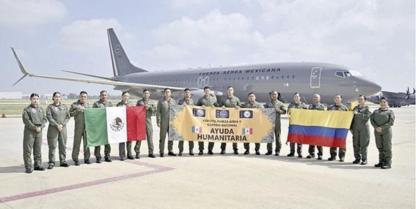 ¡ENVIARÁ MÉXICO 58.5 TONELADAS DE AYUDA A COLOMBIA!