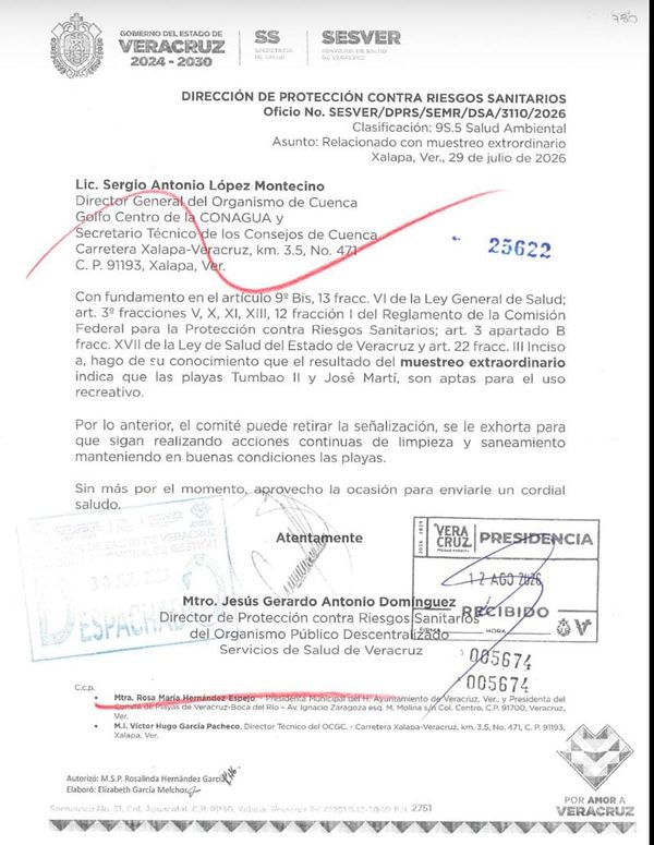 ¡PLAYAS TUMBAO Y MARTÍ ESTÁN LIMPIAS! - SESVER LO CONFIRMA
