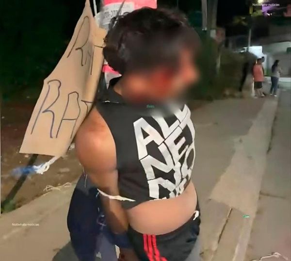 ¡GOLPEAN Y AMARRAN A LADRÓN PERO AMANECIÓ MUERTO!