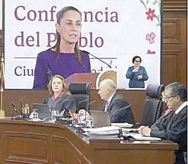 ¡SHEINBAUM PARA LA PROPUESTA EN LA SUPREMA CORTE!