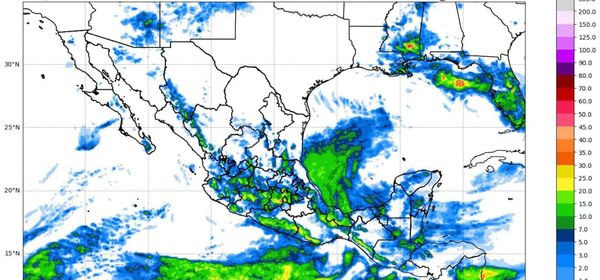 ¡CHUBASCOS Y LLUVIAS FUERTES CON GRANIZO AZOTARÁN EL JUEVES!