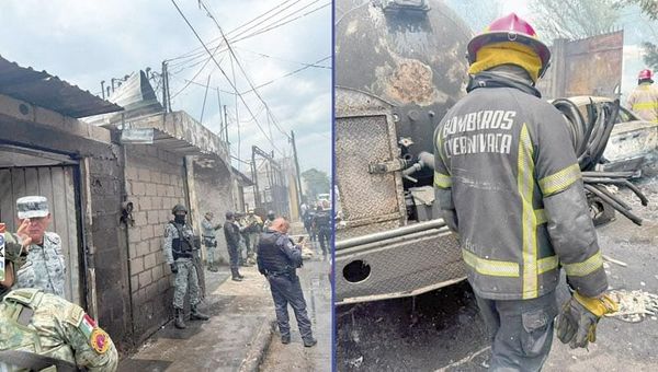 ¡DEJA 21 HERIDOS FUGA DE GAS DE PIPA EN CUERNAVACA!