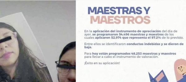¡EXHIBEN TRAMPA EN CARRERA MAGISTERIAL!