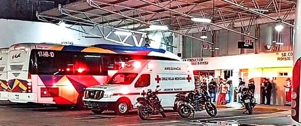 ¡PASAJERO LLEGÓ MUERTO A LA TERMINAL DEL ADO!
