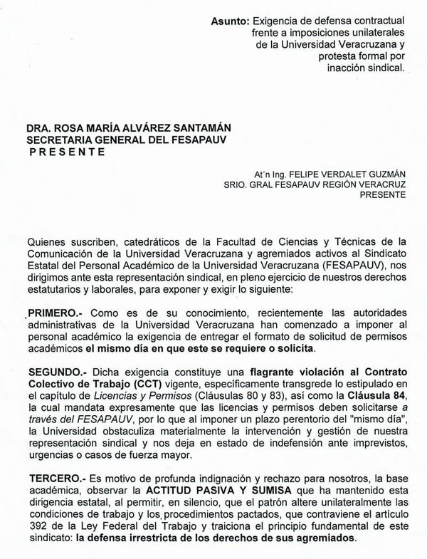 ¡TAMBORES DE GUERRA! - EN EL FESAPAUV