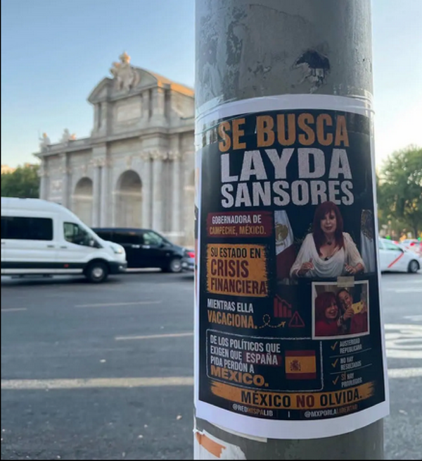 ¡ENTRE EL DISCURSO DE AUSTERIDAD Y EL LUJO EN MADRID: EXHIBEN A LAYDA SANSORES EN ESPAÑA EN PLENA CRISIS DE CAMPECHE!