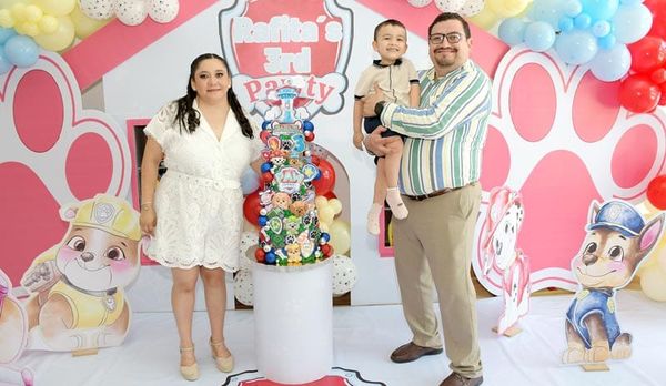 RAFITA CELEBRA 3 AÑOS AL ESTILO PAW PATROL