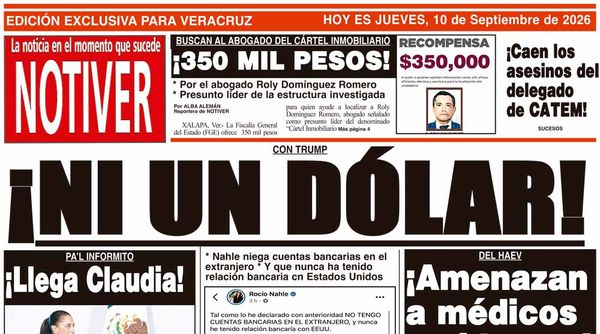 LA PORTADA - JUEVES 10 DE SEPTIEMBRE 2026