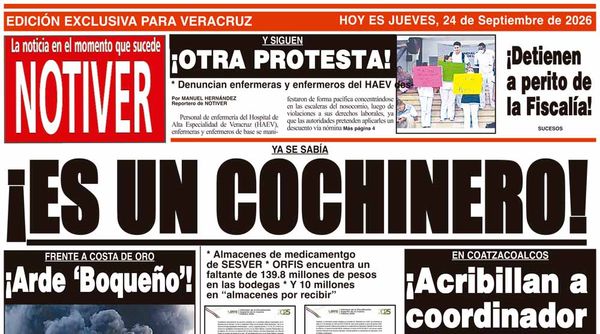 LA PORTADA - JUEVES 24 DE SEPTIEMBRE 2026