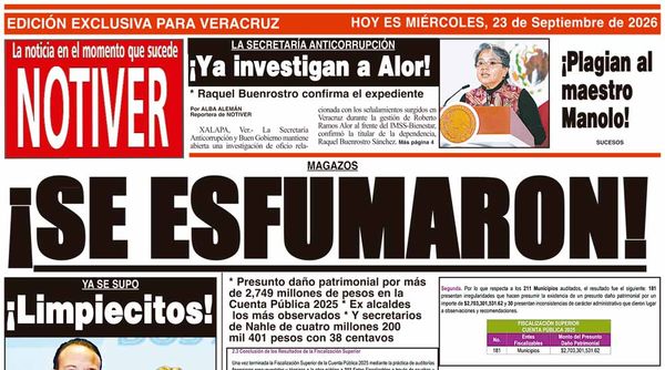 LA PORTADA - MIÉRCOLES 23 DE SEPTIEMBRE 2026
