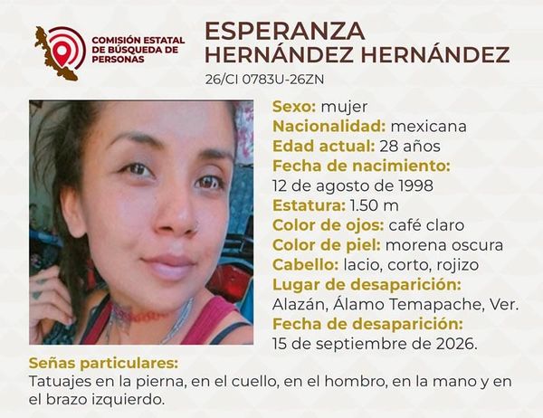 ¡REPORTAN DESAPARICIÓN DE DOS HOMBRES Y UNA MUJER EN ÁLAMO!