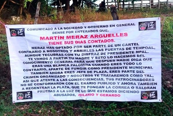 ¡ACALAMBRAN AL ALCALDE DE TEMPOAL!