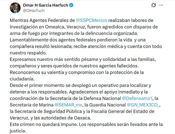 ¡NO QUEDARÁ IMPUNE! - MATAN A DOS AGENTES DE HARFUCH