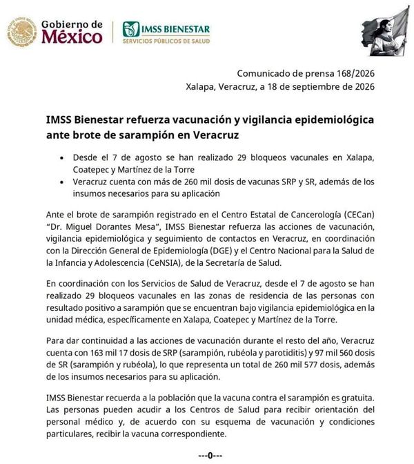 ¡MÁS PIQUETES! - *Instalan cerco de vacunas de sarampión