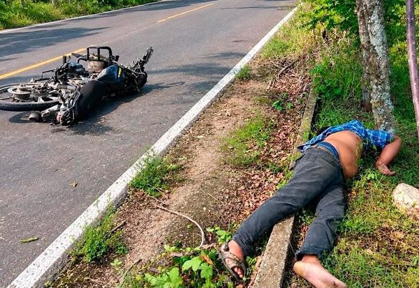 ¡ENCUENTRAN SIN VIDA A BIKER EN MINATITLÁN!