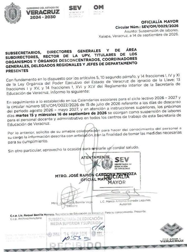 ¡NO HAY CLASES! - Y EN TODO EL ESTADO