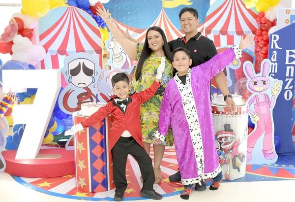 ENZO Y RAMSÉS CELEBRAN AL ESTILO “CIRCO DIGITAL”