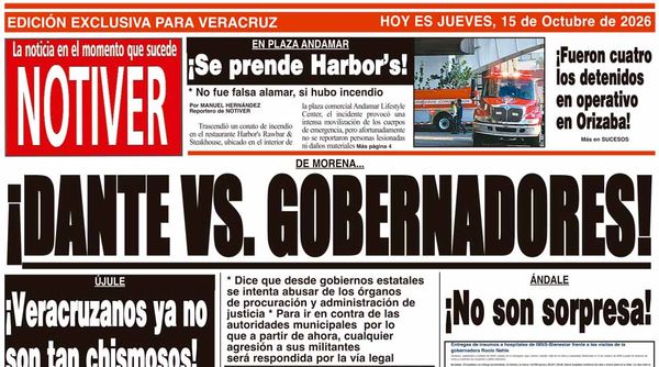 LA PORTADA - JUEVES 15 DE OCTUBRE 2026