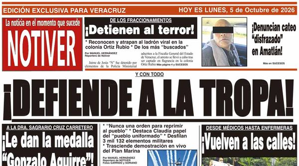 LA PORTADA - LUNES 5 DE OCTUBRE 2026