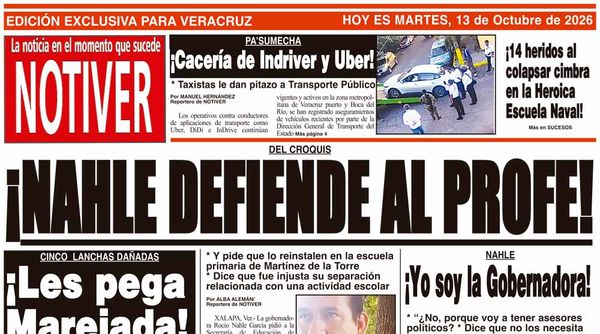 LA PORTADA - MARTES 13 DE OCTUBRE 2026