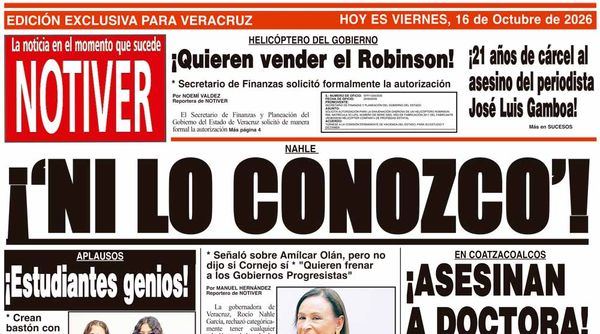 LA PORTADA - VIERNES 16 DE OCTUBRE 2026