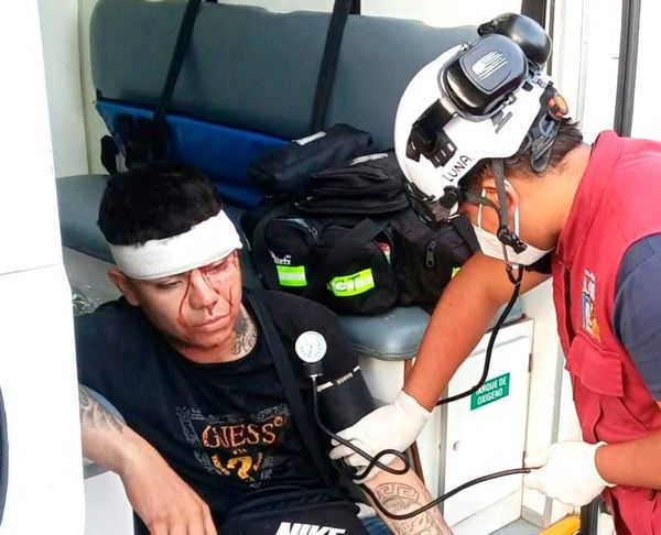 ¡BIKER SE PEGA TRANCAZO EN PUENTE MORENO!