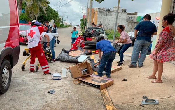 ¡CINCO HERIDOS POR CHOQUE EN COATZA!