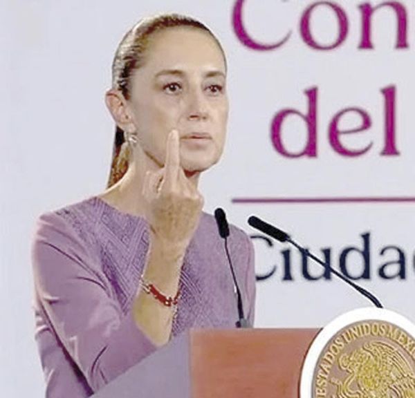 ¡RECHAZA LA PRESIDENTA PREGUNTA DE MAL FINANCIAMIENTO A SU CAMPAÑA!