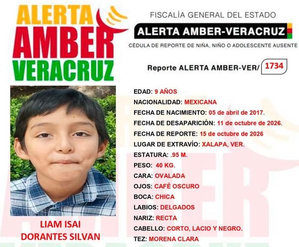 ¡ACTIVAN ALERTA AMBER POR DESAPARICIÓN DE DOS MENORES EN XALAPA!