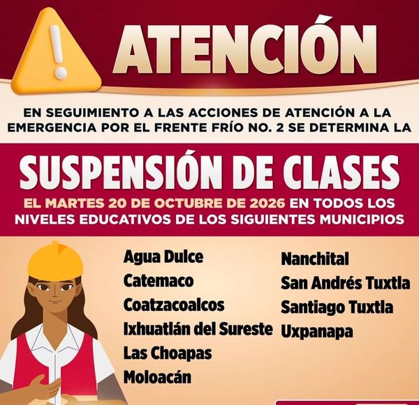 ¡SIGUEN SIN CLASES! - 10 municipios de la zona sur