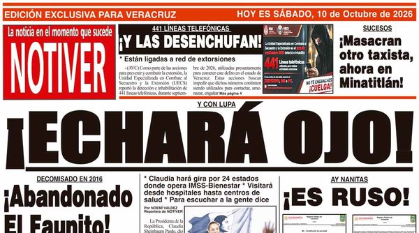 LA PORTADA - SÁBADO DE OCTUBRE 2026