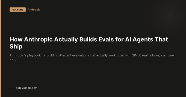How Anthropic Actually Builds Evals for AI Agents That Ship