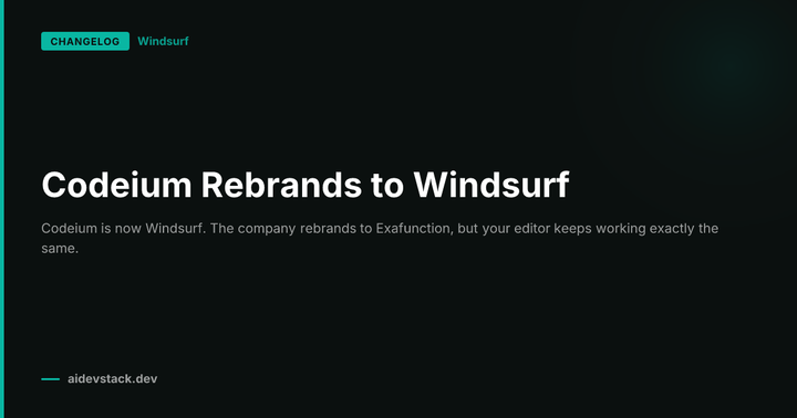 Codeium Rebrands to Windsurf