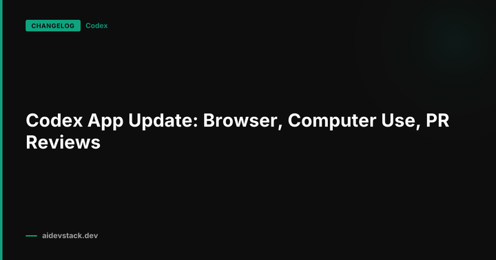 Codex App Update: Browser, Computer Use, PR Reviews
