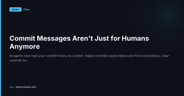 Commit Messages Aren't Just for Humans Anymore