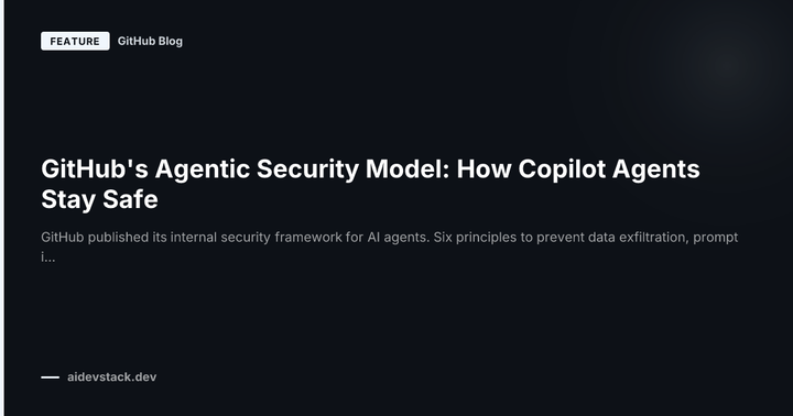 GitHub's Agentic Security Model: How Copilot Agents Stay Safe
