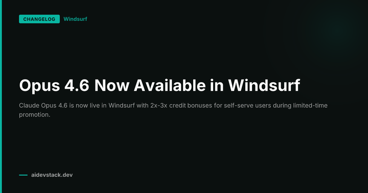 Opus 4.6 Now Available in Windsurf