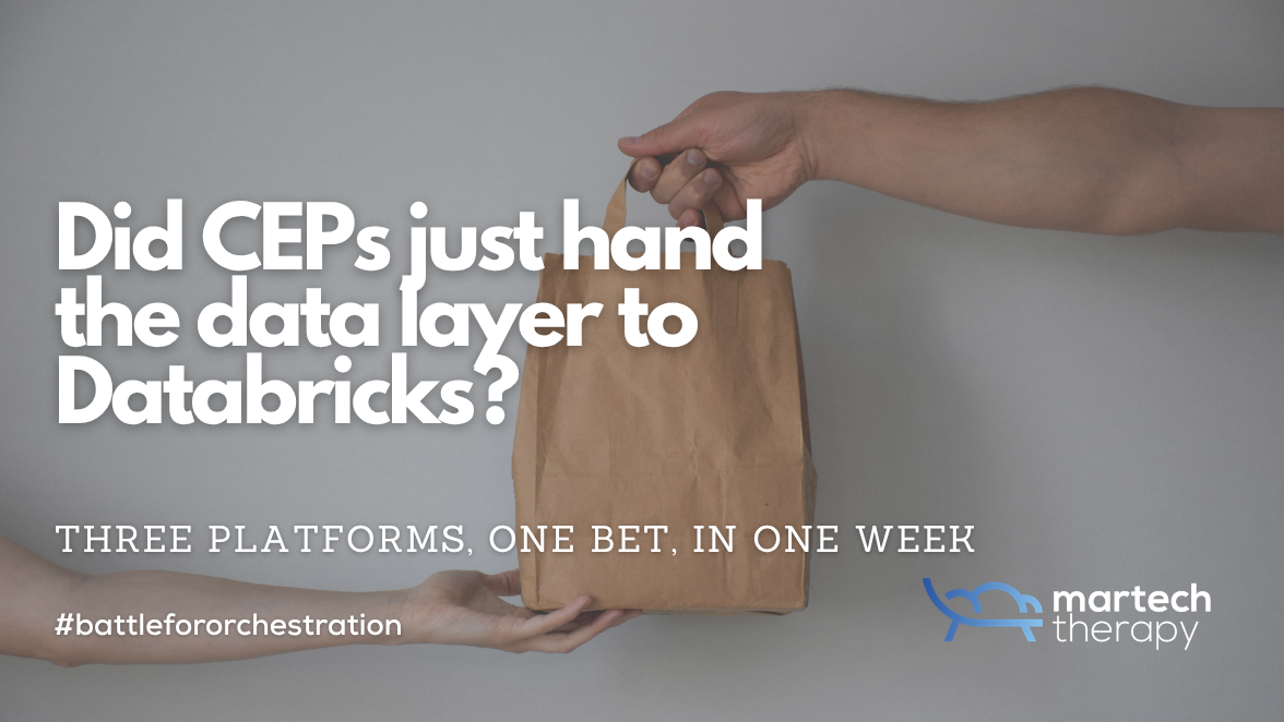 Did CEPs just hand the data layer to Databricks?