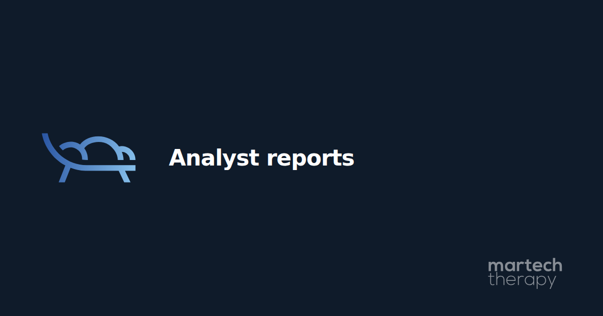 Analyst reports