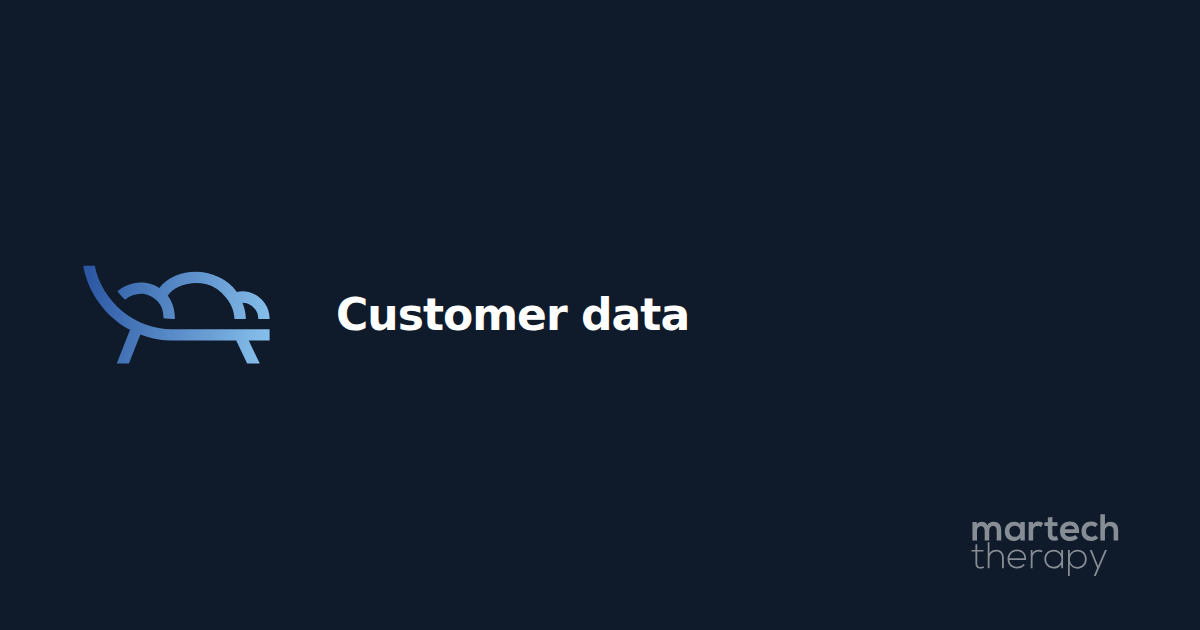 Customer data